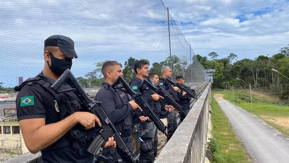 Amazonas tem o menor efetivo de policiais penais em atividade no Brasil com apenas 39 agentes, aponta estudo